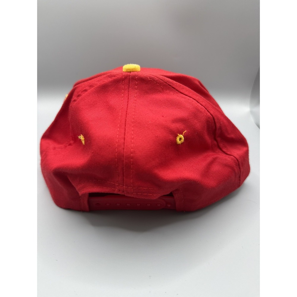 Vintage Houston Rockets Snapback Hat Red Basketball Logo 90s Cap NBA - Picture 6 of 10